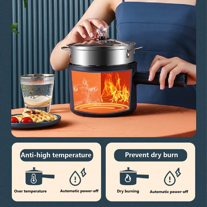 Cuiseur à riz électrique multifonction, 110V, 220V, antiadhésif, domestique, 1,8 l