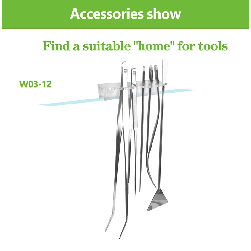 Cut Aquatic Aquarium Plant Tank Stainless Steel long Wave scissor clean tool kit water grass cutter Clipper fish tong aquascape