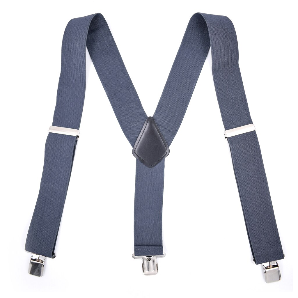 Heavy Duty Suspenders Braces for Men Work Shirt Trousers Pants Suspender Straps Belts Y Back Metal Clips Adjustable Big Tall: F