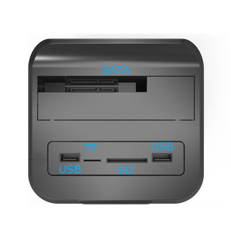 Station d'accueil WiFi HDD Ports USB externes lecteur de carte Extension de stockage LAN personnel transmission de données sans fil 3 Modes de fonctionnement