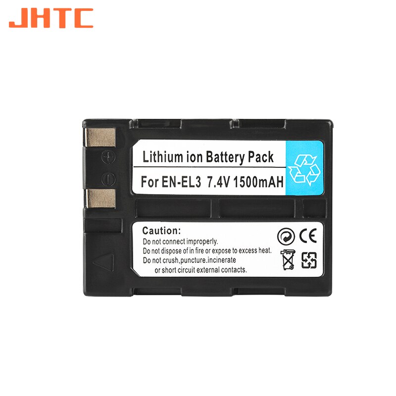 Nei -el3 en-el3a enel 3 el3a kamera batteri 1500 mah til nikon  d100 d70 antrekk  d70s sett  d50 sett  d100 d70 v1 d11 dslr bateria