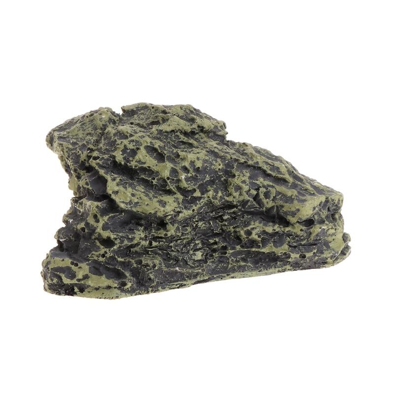 Reptile Cave Turtle Bask Back Caves Platform Case Decoration Landscape Resin Lifelike Habitat Hide Rock For Lizard Snake 32CC