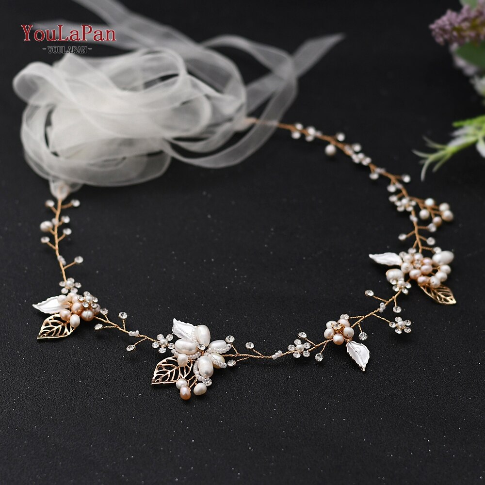 YouLaPan SH313 Rose Gold Diamond Belt Wedding Dress Belts Bridal Sashes Decorative Belts for Women Dresses Belt: Ivory organza