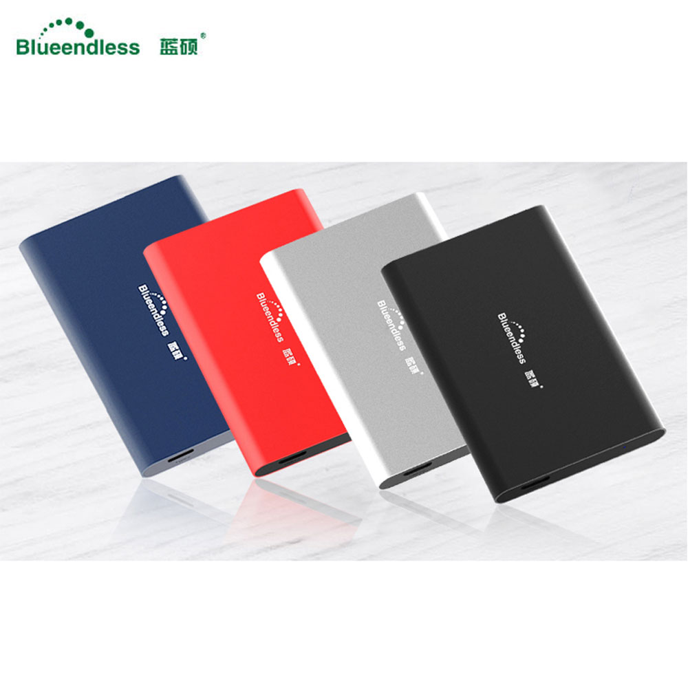 Blueendless 2.5" External Hard Drive Disk 160GB 250GB 320GB 500GB 1TB HDD disco duro externo for Laptop/Mac/PS4/Computer