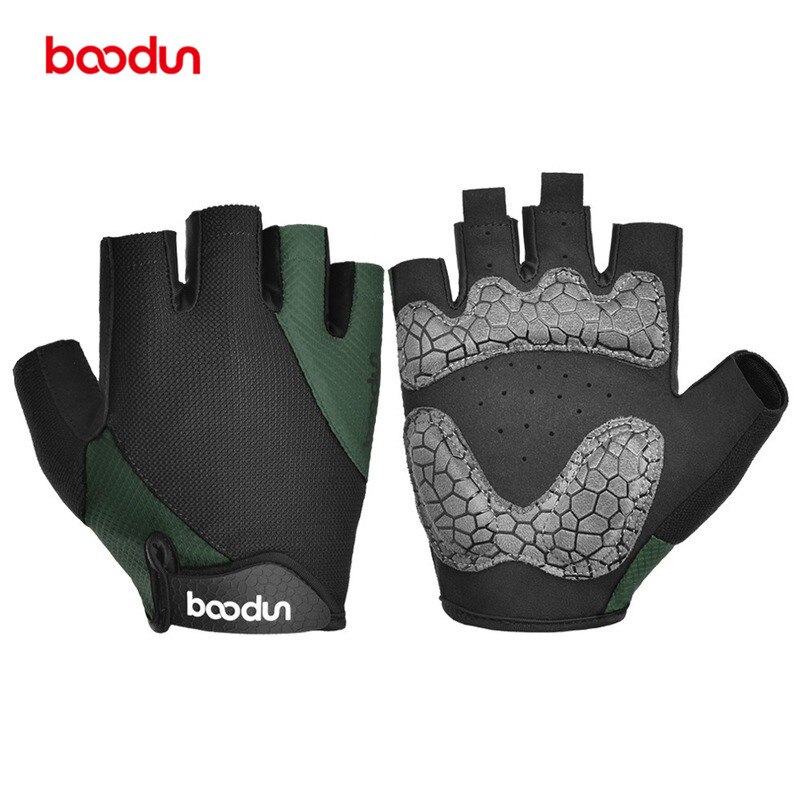 BOODUN Summer Men Women Cycling Gloves Half Finger Gym MTB Hand Gloves GEL Breathable Pad Road Mountain Bike Bicycle Glove