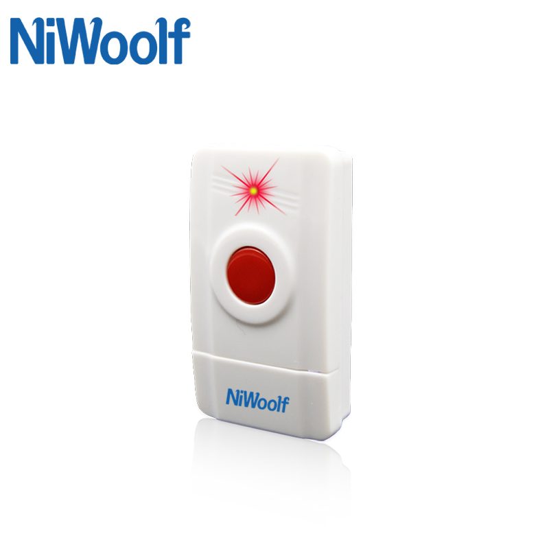 433MHz Wireless Emergency Alarm Button. Panic Button, One Key Alarm, Can install on the wall,