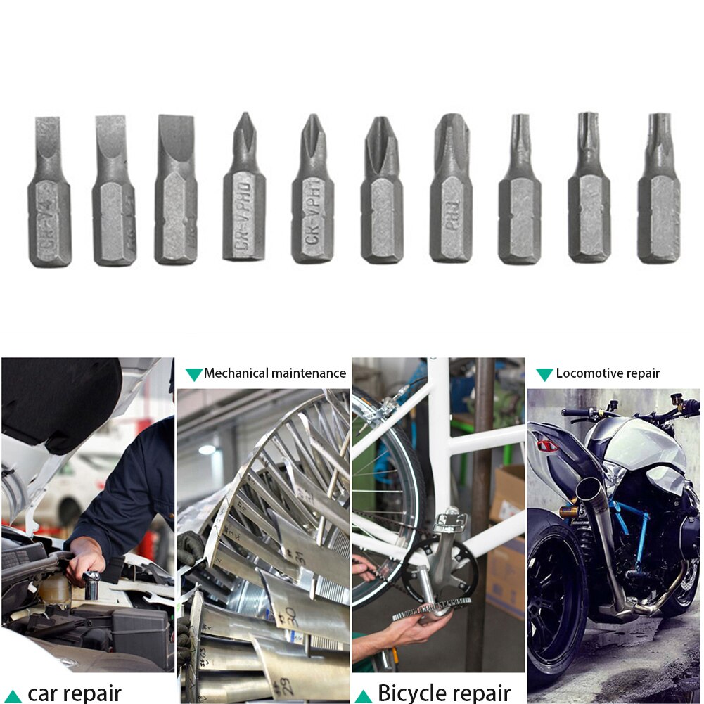 Ratchet Wrench Screwdriver Bit Hexagon Torx Ratchet Spanner Quick Release Socket Repair Tool Single/Double Head Screwdriver Tool