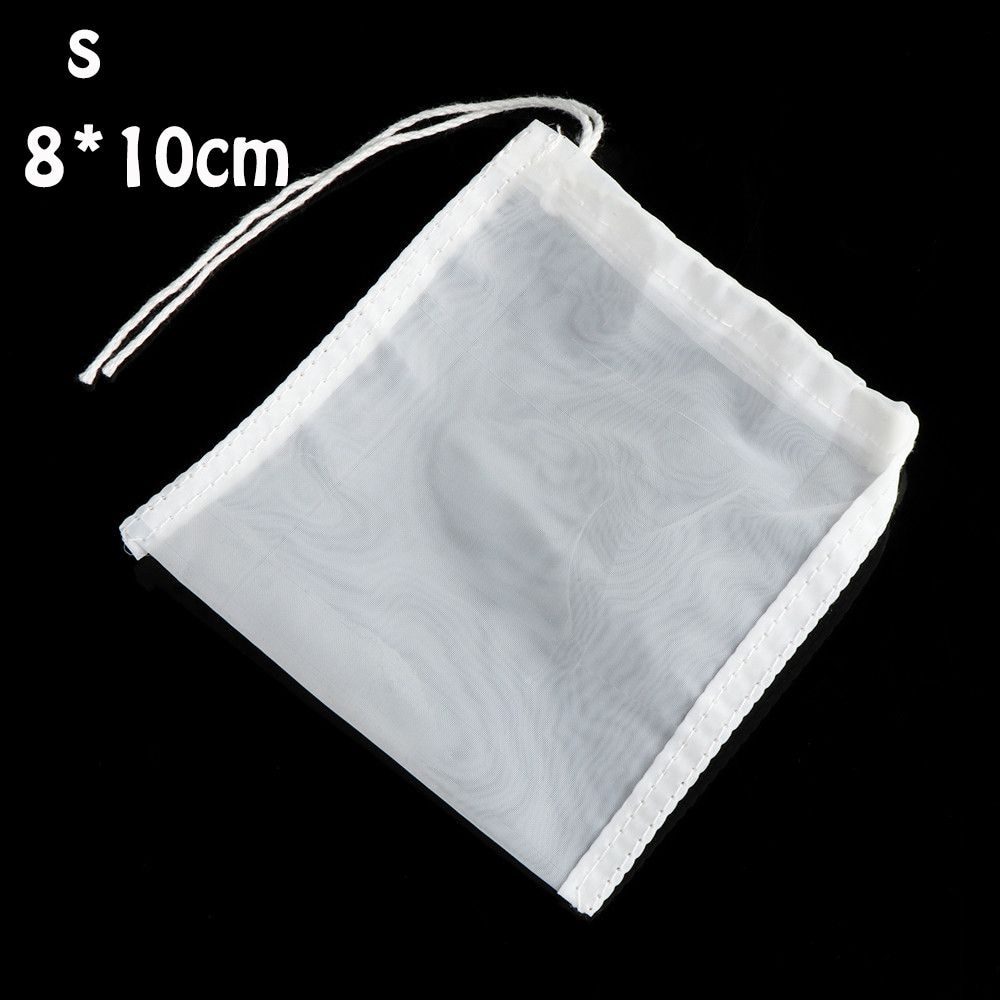 Reusable Fine Mesh Wine Strainer Juice Soymilk Nut Milk Tea Nylon Filter Bag Bowl Shape Food Coffee Filter Cheese Cloth: S