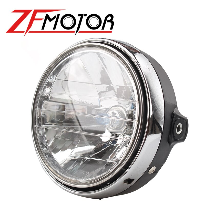 Faro de la motocicleta para Honda CB 400 CB400 CB400F CB-1 89-91 CB750 91-93 CB400SF Superfou 92-98 NT650 88-91 faro cb400: 1pcs Black