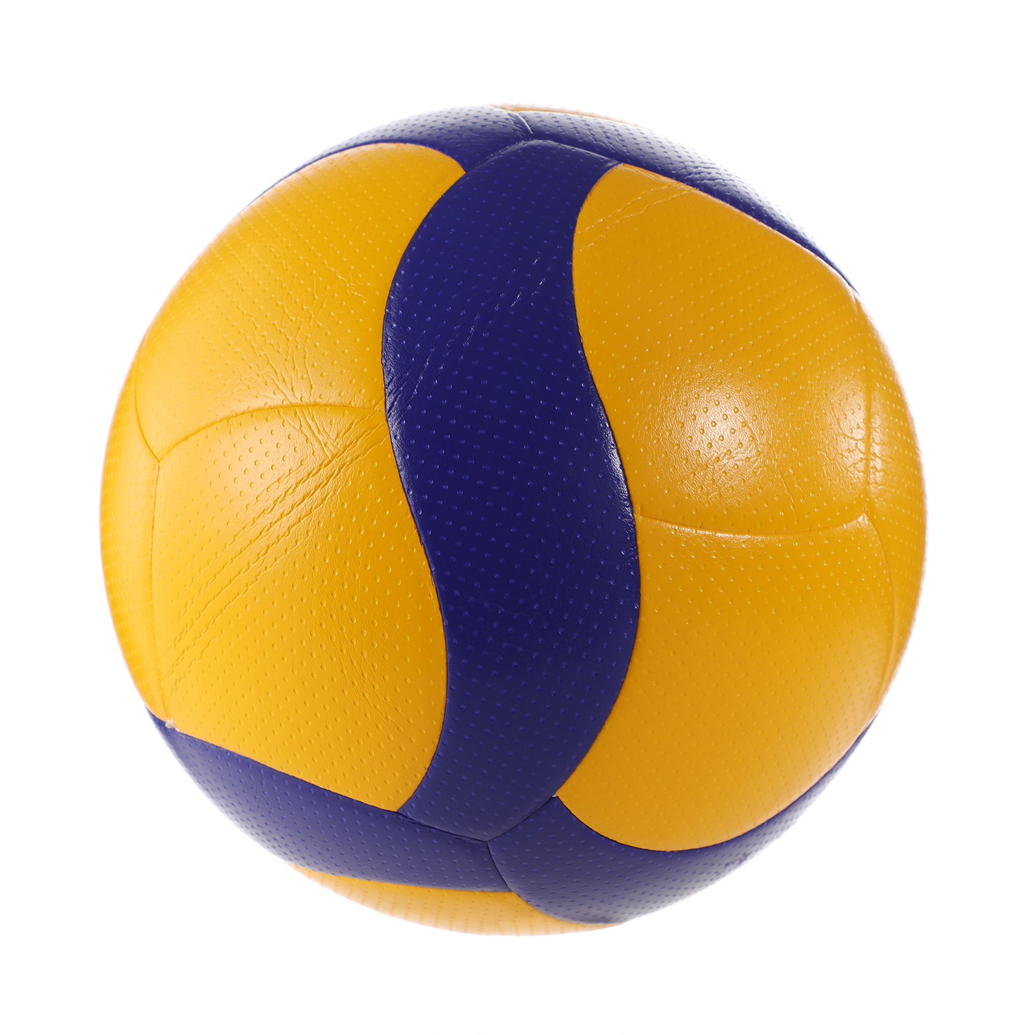 V200W V300W volleybal blauw geel maat 5, hoogwaardige PU-hotlijmvolleybal voor tieners en volwassenen