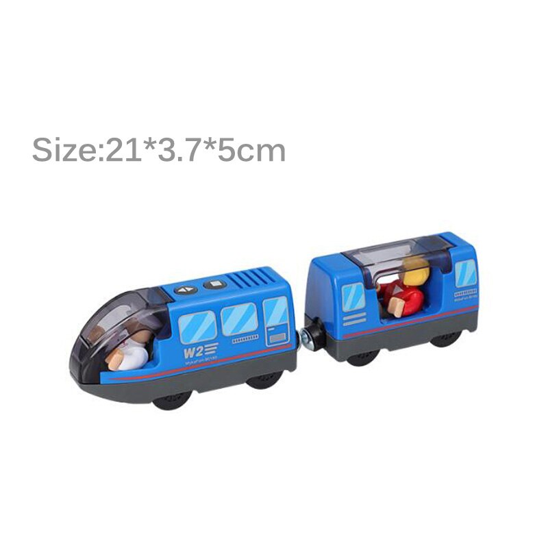 Electric Train Set Toys Model Train Electric Car Fit For Wooden Railway Wood Train Track Christmas For Children: DDC08