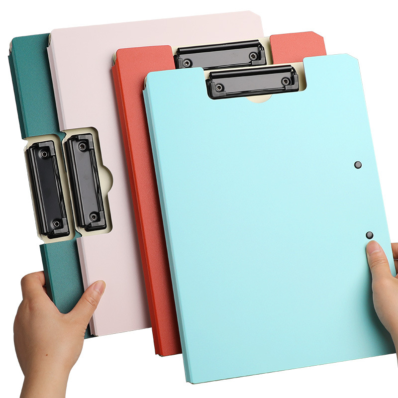 A4 Folder Portable File Clipboard Single Clip/dual Clips Optional Clipboard Folders Filing Supplies Stationery Office Supplies