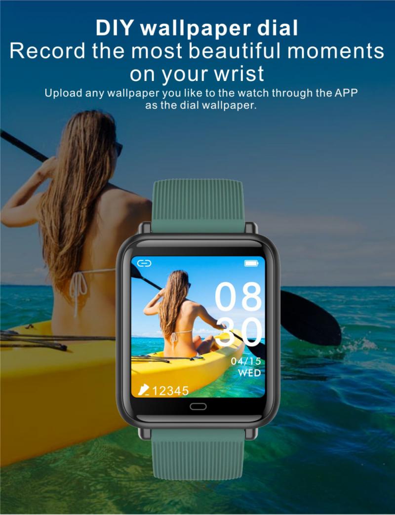 Smart Bracelet Q9T Smart Bracelet Body Temperature, Refreshment Rate Blood Pressure And True Blood Oxygen Monitoring