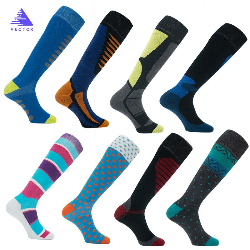 Ski Socks Thick Cotton Sports Snowboard Cycling Skiing Soccer Socks Men & Women Moisture Absorption High Elastic Socks