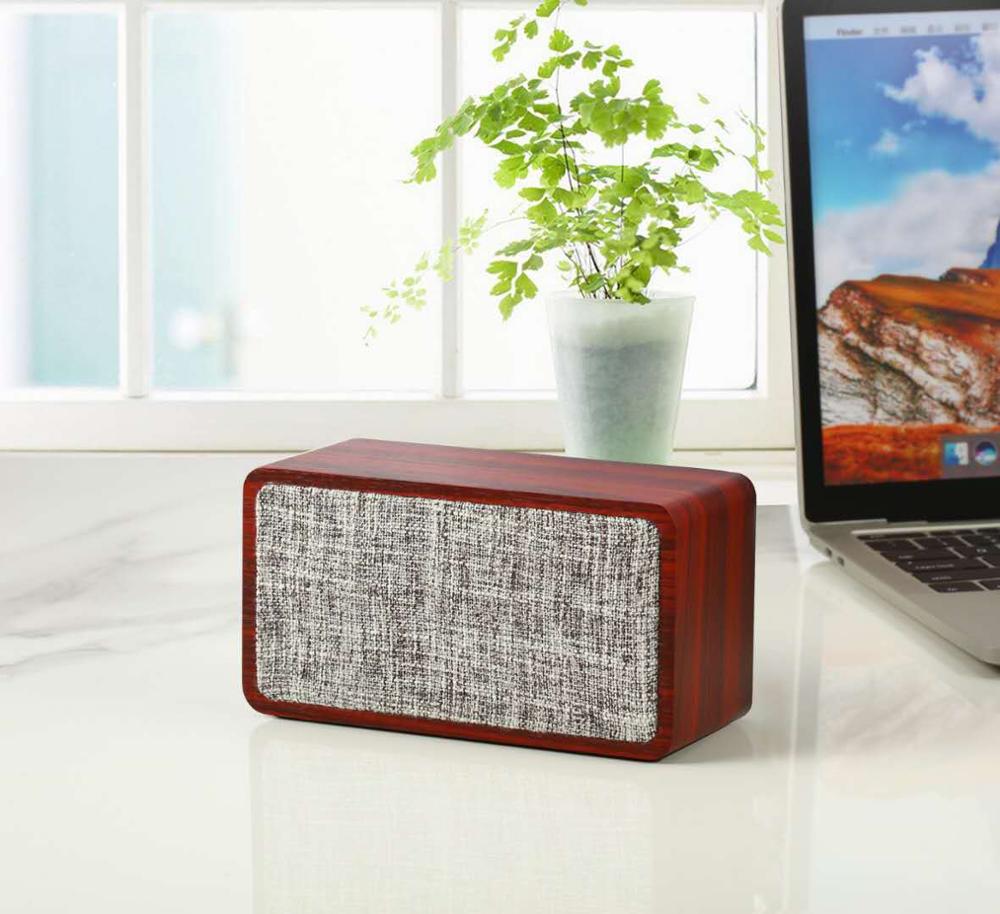 Q2 holz bluetooth lautsprecher hause tragbare tuch kleine lautsprecher