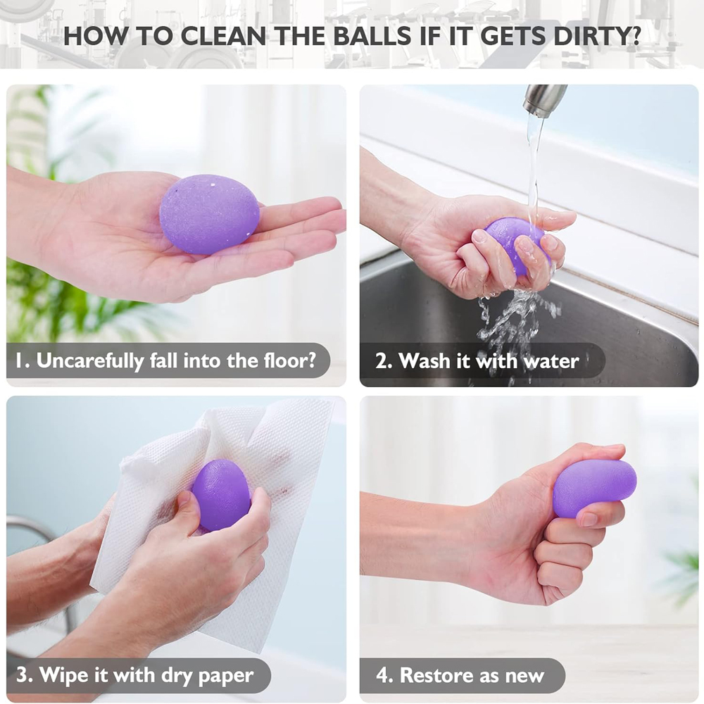 Silikon håndgrep ball egg treningsstudio Fitness finger tung mosjonist styrke muskelgjenoppretting griper trener stressavlastende klemme