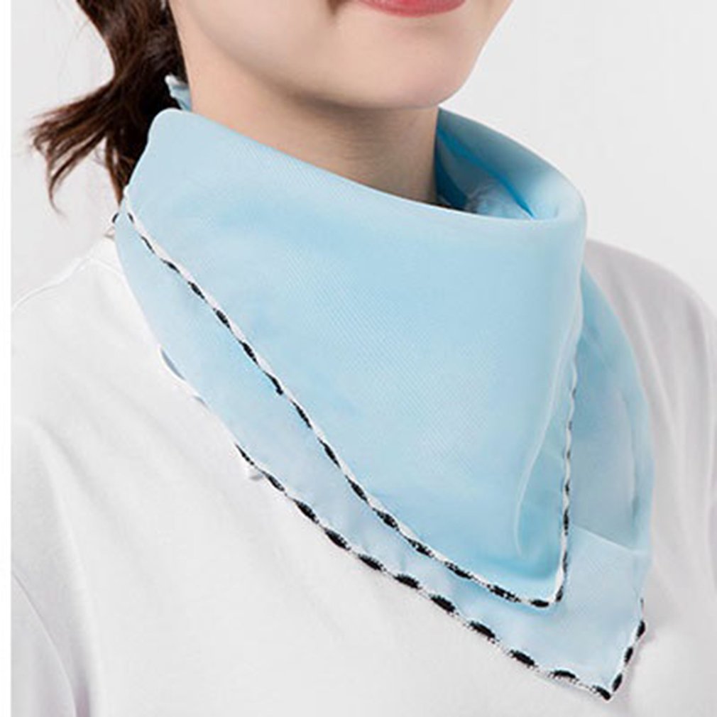 Summer Women Face Mask Neck Protection and Face Protection Sun Veil Scarves Chiffon Mounting Ear Adjustable Tightness Mask