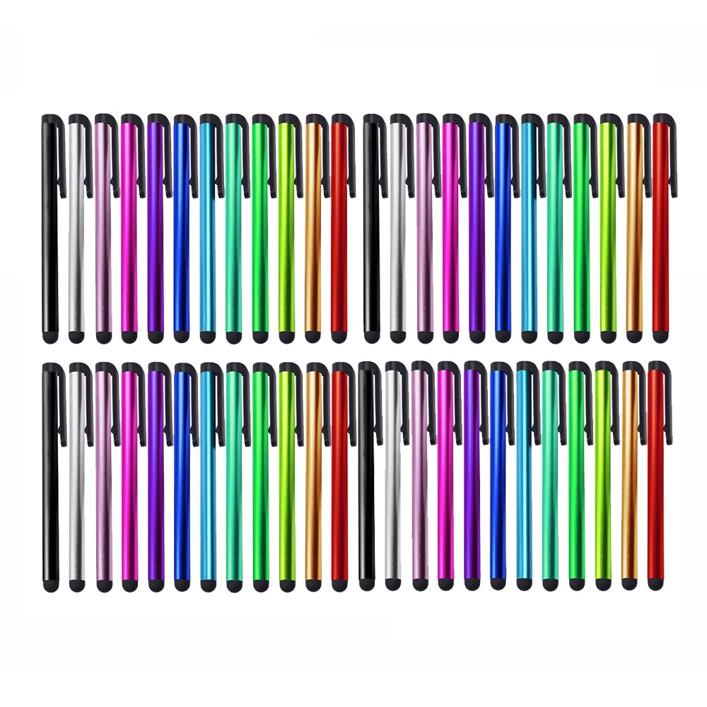 100pcs Capacitive Touch Screen Stylus Pen for iPhone X for samsung tablet for ipad pencil stylus for Universal Smart Phone