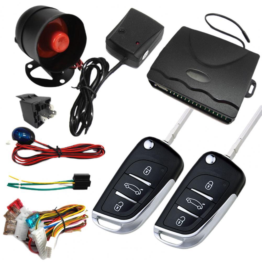Universal Car Alarm Anti-theft Metal Burglar Warning Security System Remote Controls Trunk Release Accessories for Vehicles