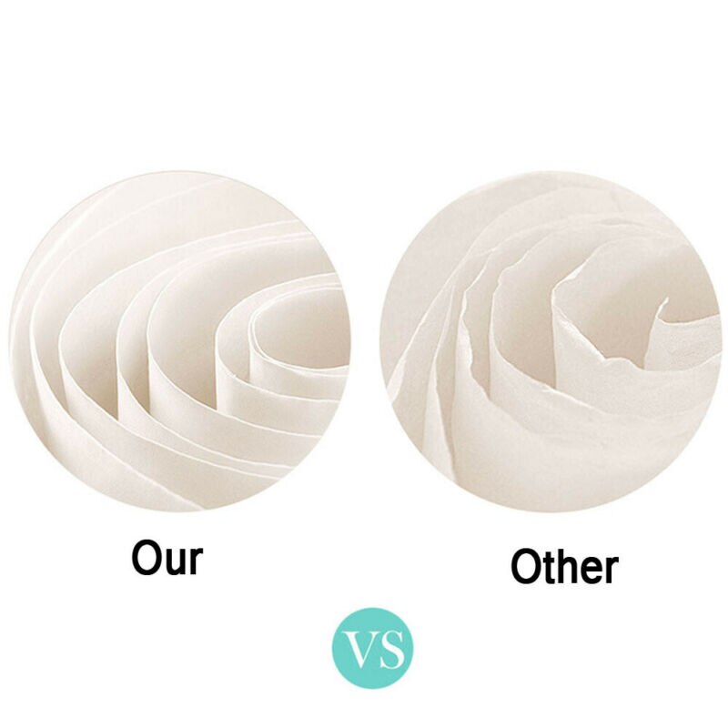 Toilet Paper Bulk Fast dissolving Bath Tissue Bathroom Household 3 Ply 450 Sheet