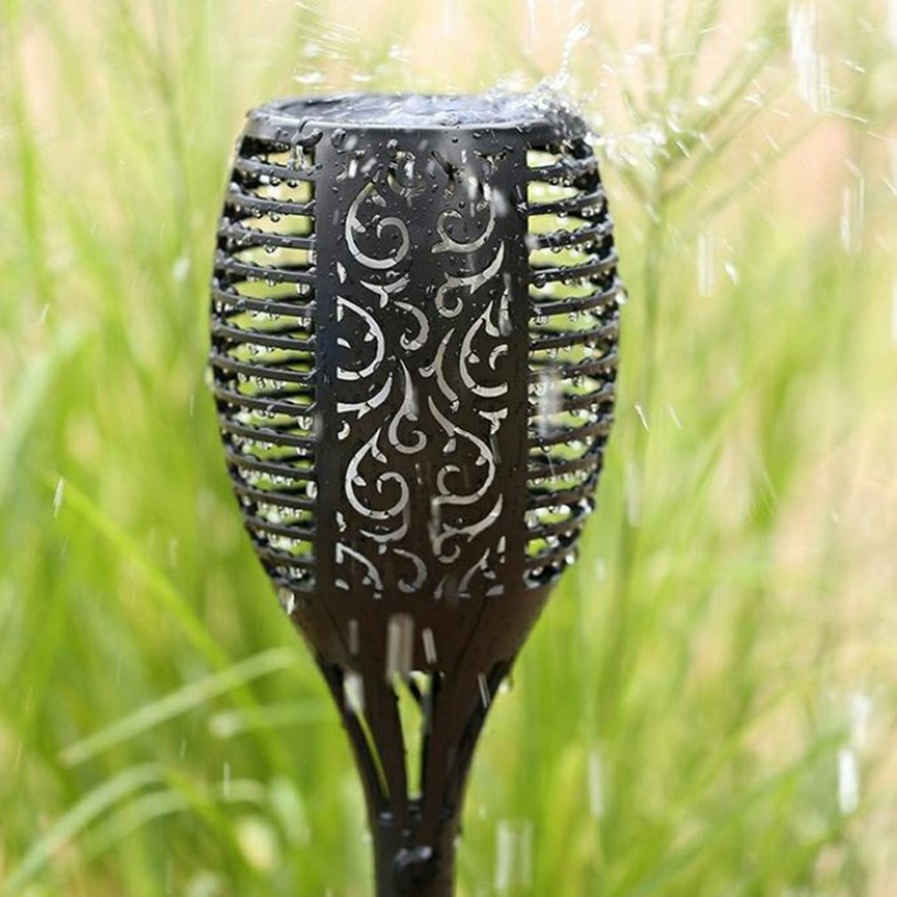 12led Solar Flame Lamp Outdoor Inductie Tuin Binnenplaats Plug Decoratieve Landschap Lamp