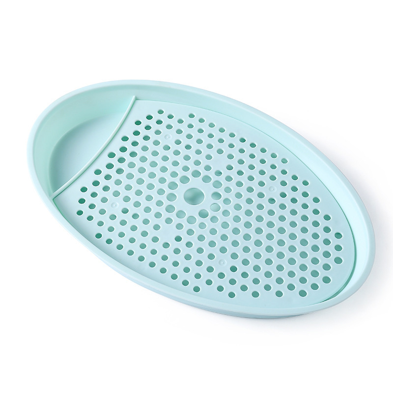 Podwójna taca plastikowe tace robić serwowania domowej restauracji pierogi dania na obiad ciasto sałatka makaron talerz sos ocet danie