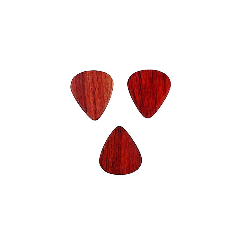 3 pièces médiator guitare Plectrums palissandre ukulélé choix ensemble Instruments à cordes accessoires