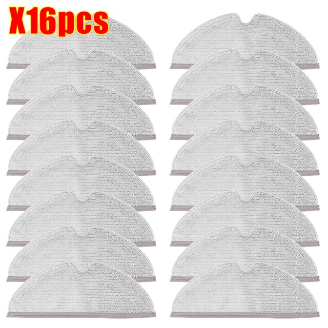 Paño de mopa espaÃ a para XiaoMi Roborock S50 S51 S55 S6 S60 S5 Max S6 MaxV S6 puro Aspiradora Robótica RP trapo Accesorios: 16pcs