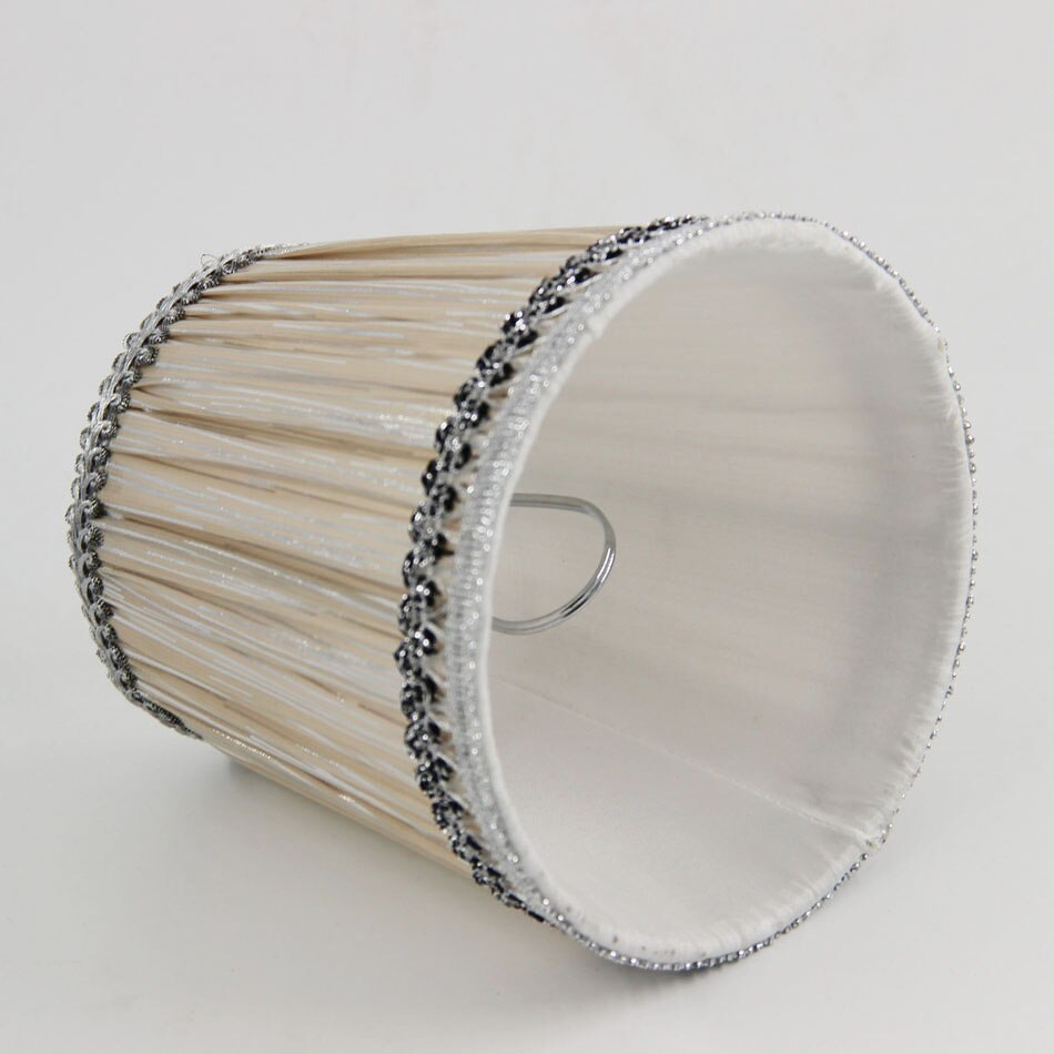 DIA 13.5cm/ 5.31 inch Home Collection chandeliers lamp shades, Brown Color Gauze Fabric wall lamp shades,Clip On