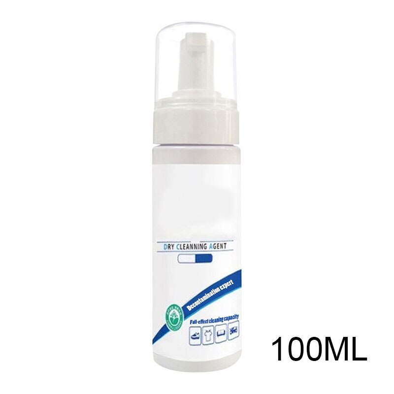Suministros de limpieza de espuma, sin agua, 30/100ml, para ropa, zapatos, bolsas, hogar, SASW666