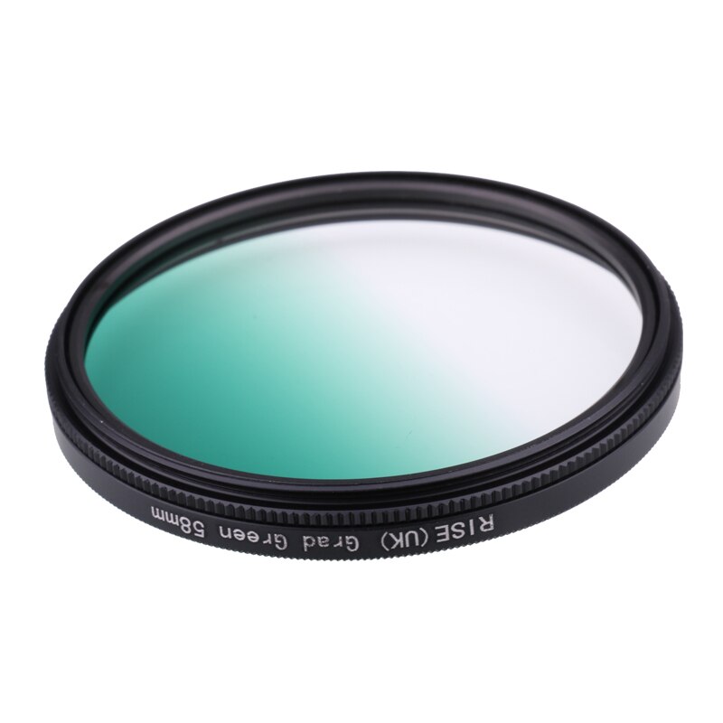 Kamera Filter 58mm Schrittweise Grün Farbe objektiv Filter für Nikon D3100 D3200 D5100 SLR Kamera objektiv