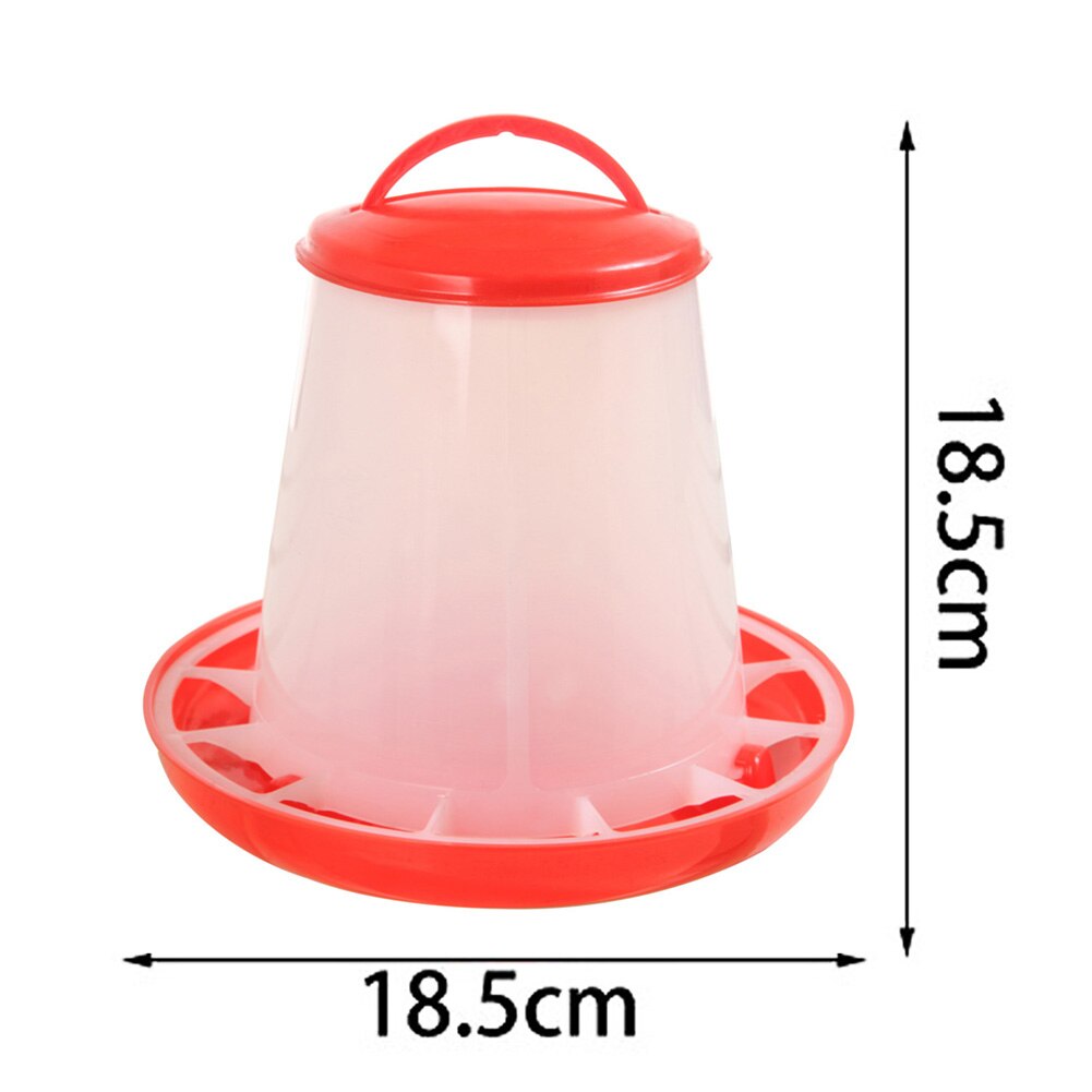 Durable Automatic Feeder Fowl Chicken Poultry Farming Breeding Water Food Feed Dispenser Plastic Material Food Dispenser