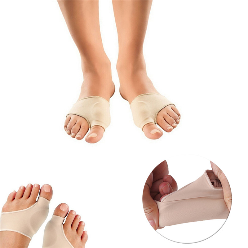 Zehenspreizer Hallux Valgus Ballen Korrektor Orthesen Füße Knochen Daumenversteller Korrektur Pedikübetreffend Sockenglätter