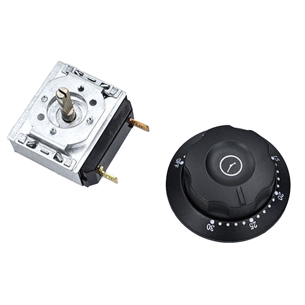 1 Pc 30/60/90/120 Min Tijdschakelaar Voor Huishoudelijke Apparaten Magnetron Rijstkoker Tijdschakelaar met Bel: Beige