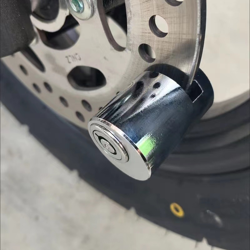 Blocco freno a disco per moto Antifurto Sicurezza per moto Ruota antifurto Bicicletta Scooter Piccoli serrature a disco portatili impermeabili