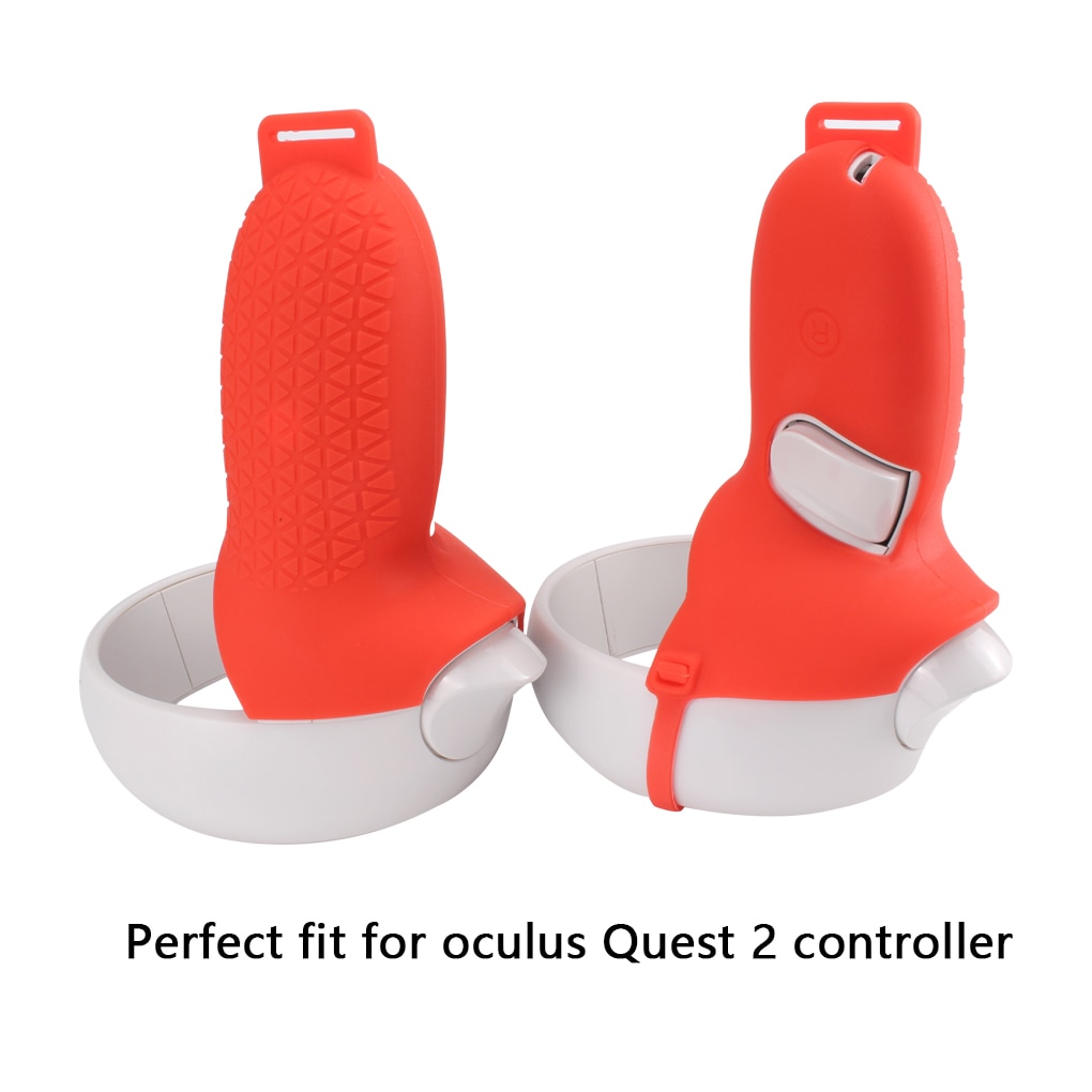 VR Handle Cover Silicone VR Glass Cover Half Controller Accessory Replacement for Oculus Quest 2