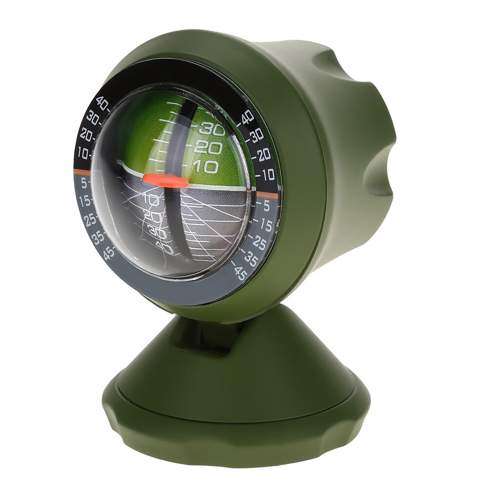 Car Inclinometer Ergonomic Adjustable Viewing Angle Slope Meter Balancer Measure Vehicle Compass Gradient Balancer: Default Title