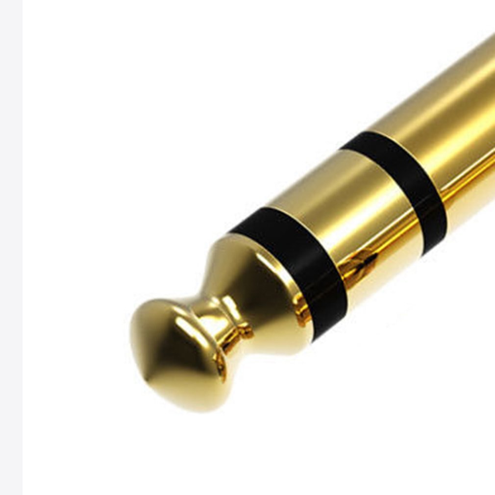 Conversor de áudio, 5 3/4 "macho para pçs/set mm fêmea 6.35 macho para 1/4 fêmea estéreo adaptador de tomada para fone de ouvido,