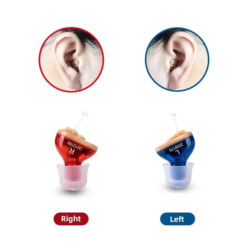 Audífonos Q10 para sordera, audífonos para personas mayores, Micro inalámbrico ajustable, tamaño Mini, audífono Invisible, amplificador de sonido para oreja