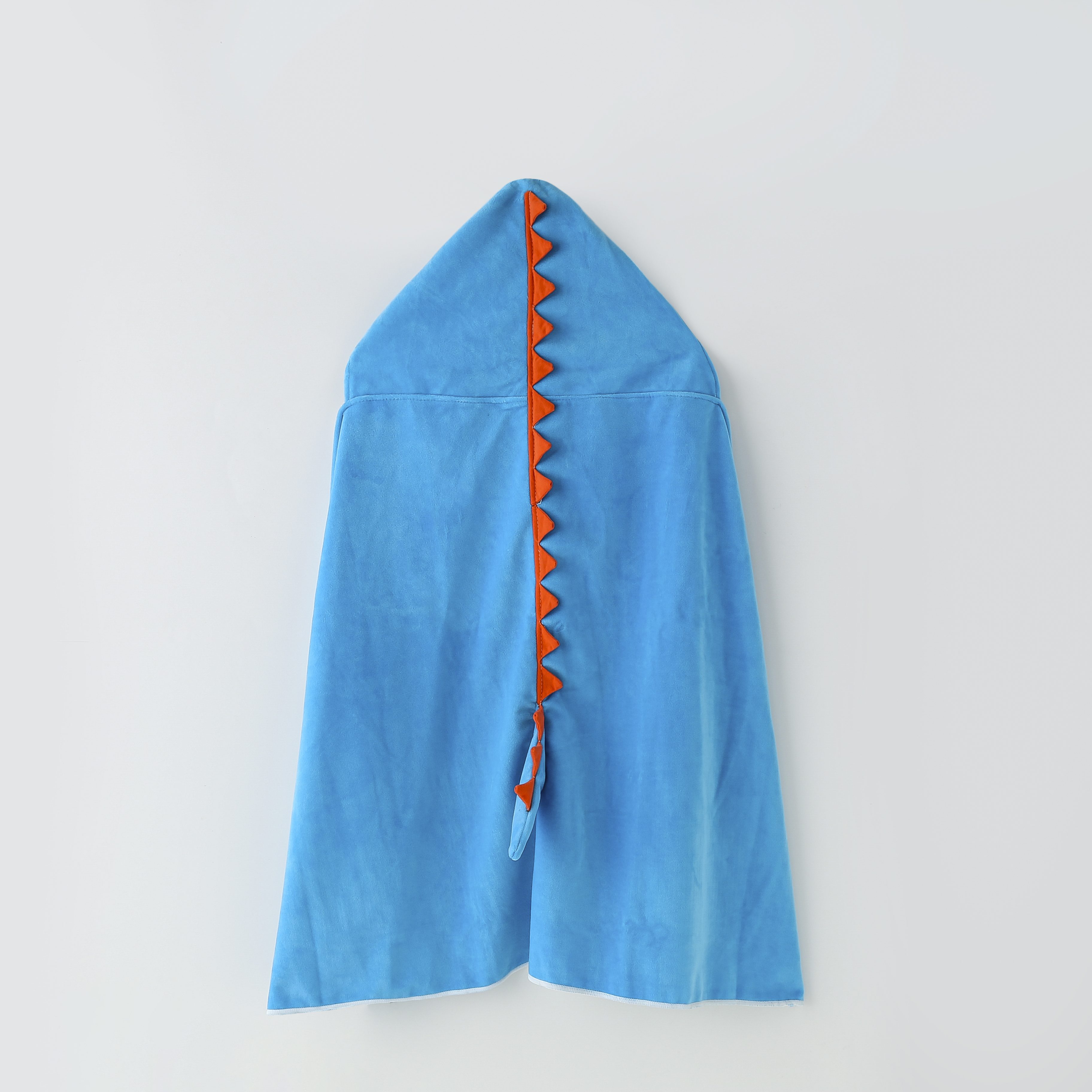 1 pçs dos desenhos animados de fibra de bambu toalha de banho das crianças com chapéu capa roupão para meninas meninos e bebês toalhas de banho macias: Azul