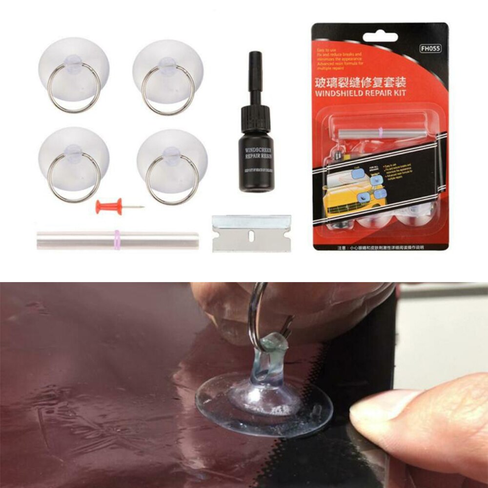 Rubber Glas Reparatie Tool Lijmen Auto Diy Vulstoffen Kit Voorruit