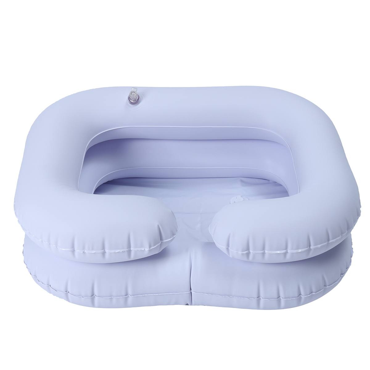 Portable Inflatable Basin Tub Shampoo Basin Wash Sink for The Disabled The Elderly Bed Rest Nursing Convenient Aid Folding PVC