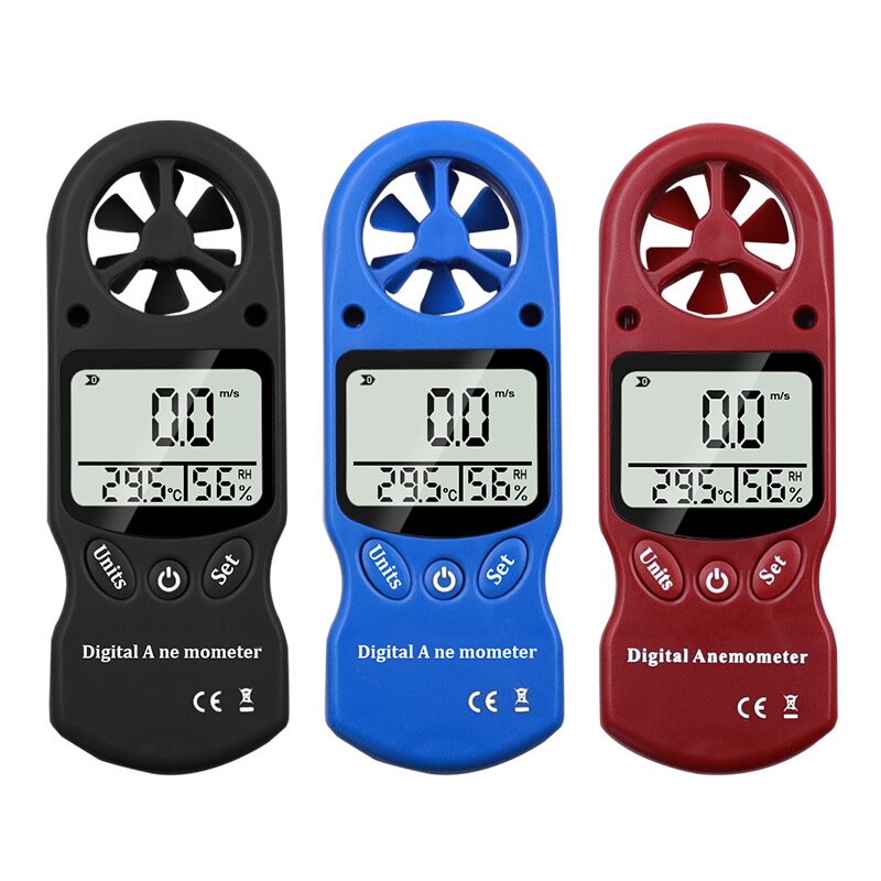 1PC Digital Anemometer Wind Speed Meter Measures Wind Speed Temperature Wind Chill Measure Tool