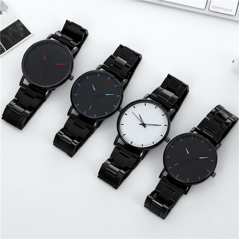 Minimalistische Mannen Mode Ultra Dunne Horloges Eenvoudige Mannen Business Lederen Riem Quartz Horloge Relogio Masculino