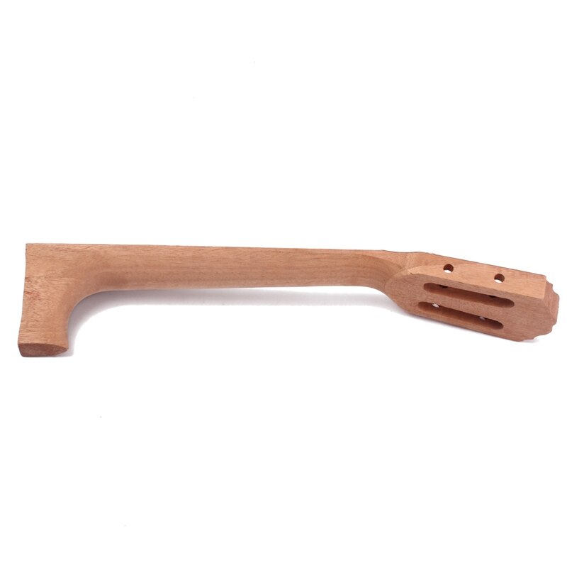 Manche de guitare ukulélé couleur bois de 26 pouces, touche de forme classique