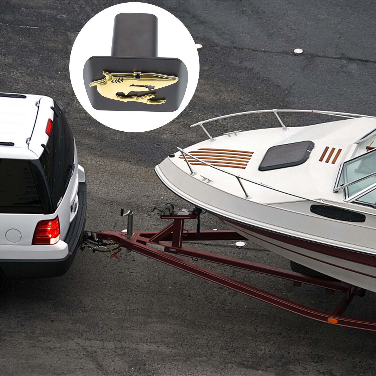 Trailer Hitch Plug Useful Practical Car Accessory Tow Receiver Plug Tow Hitch Cover