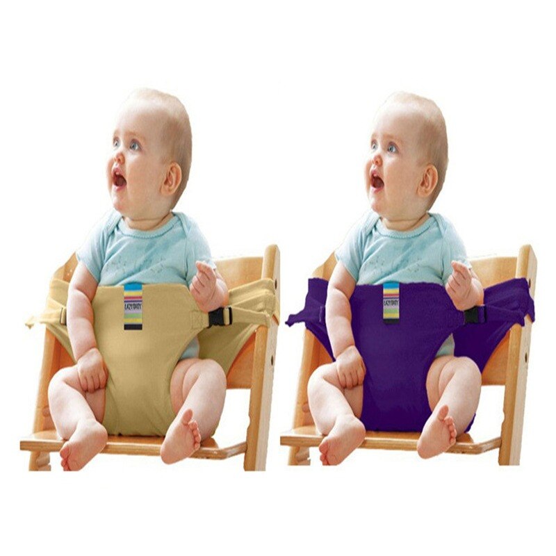 Baby Tragbaren Sitz freundlicher Stuhl Reise Faltbare Waschbar Kleinkind Esszimmer Hohe Dinning Abdeckung Sitz Sicherheit Gürtel Hilfs gürtel