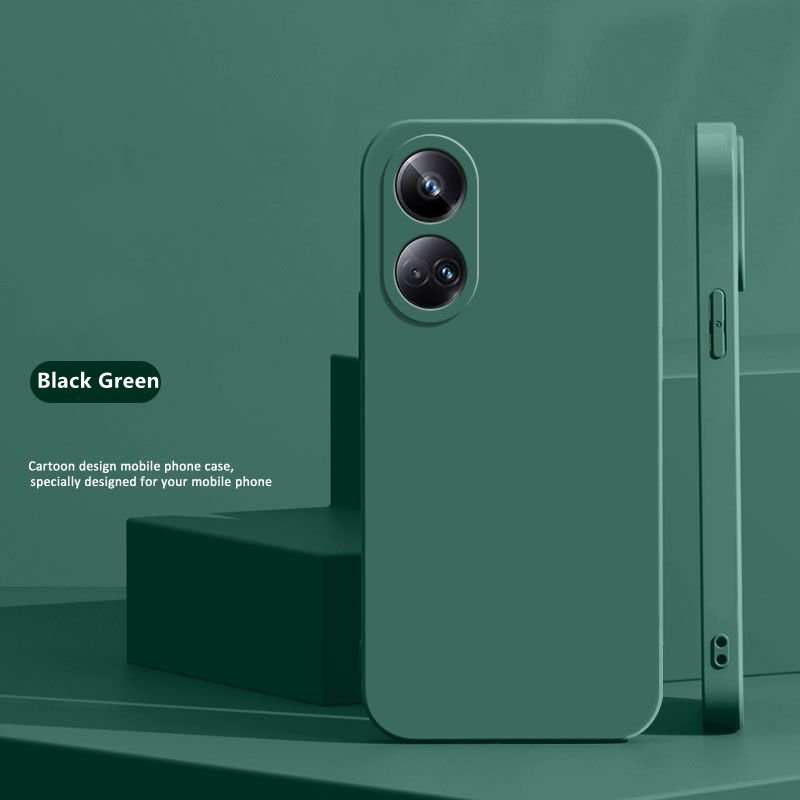 Schutzhülle für oppo  a98 5g Original  a98 flüssigsilikon-schutzhülle aus weichem tpu für oppo  a98: Schwarz grün