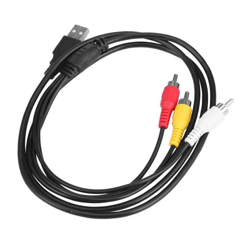 3 RCA to USB Cable