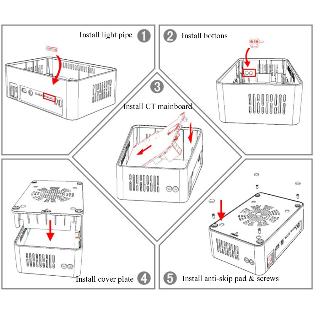 Cubieboard Outer Shell / Case for Cubietruck/CubieBoard3